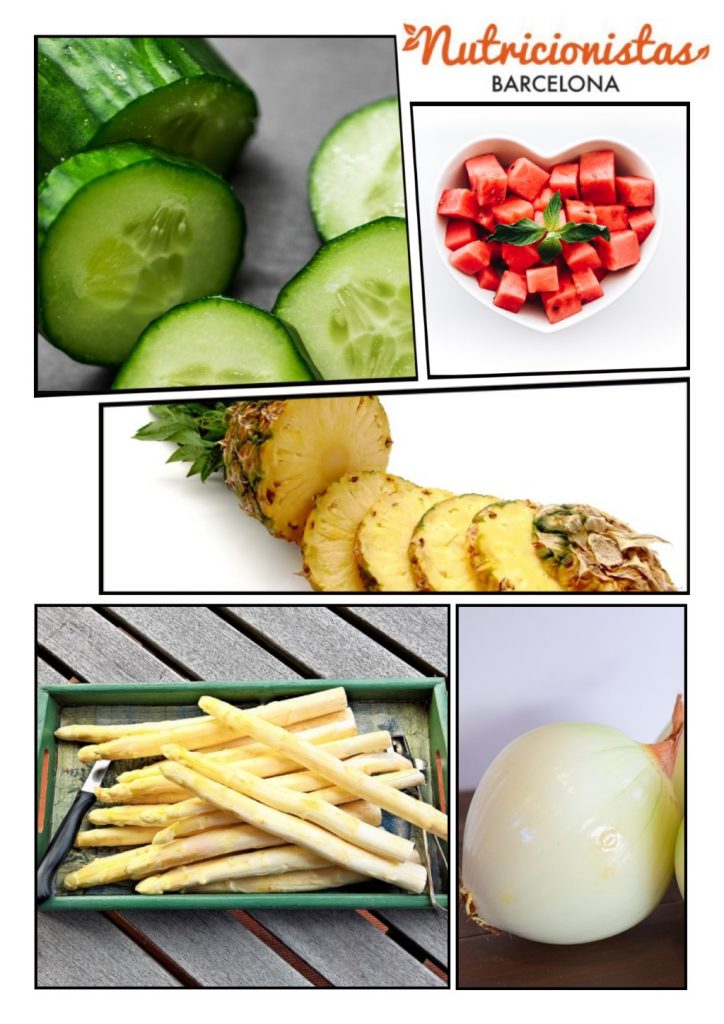 alimentos diuréticos